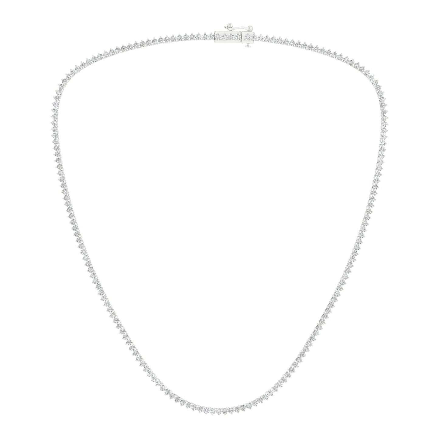 14K 6.00CT Certified Lab Grown Diamond Necklace ( IGI Certified )