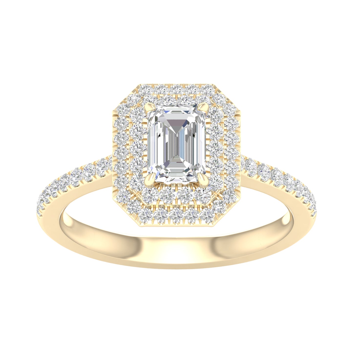 14K 1.15CT Certified Lab Grown Diamond Ring ( IGI Certified )