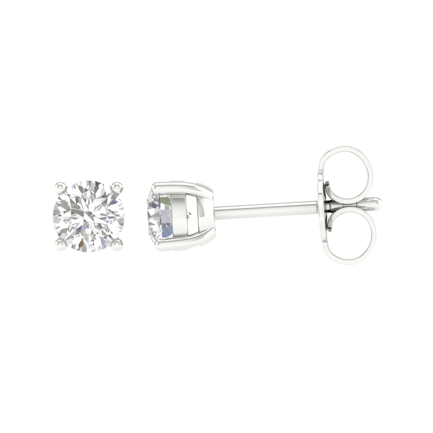 14K 1.00CT Certified Lab Grown Diamond Earring