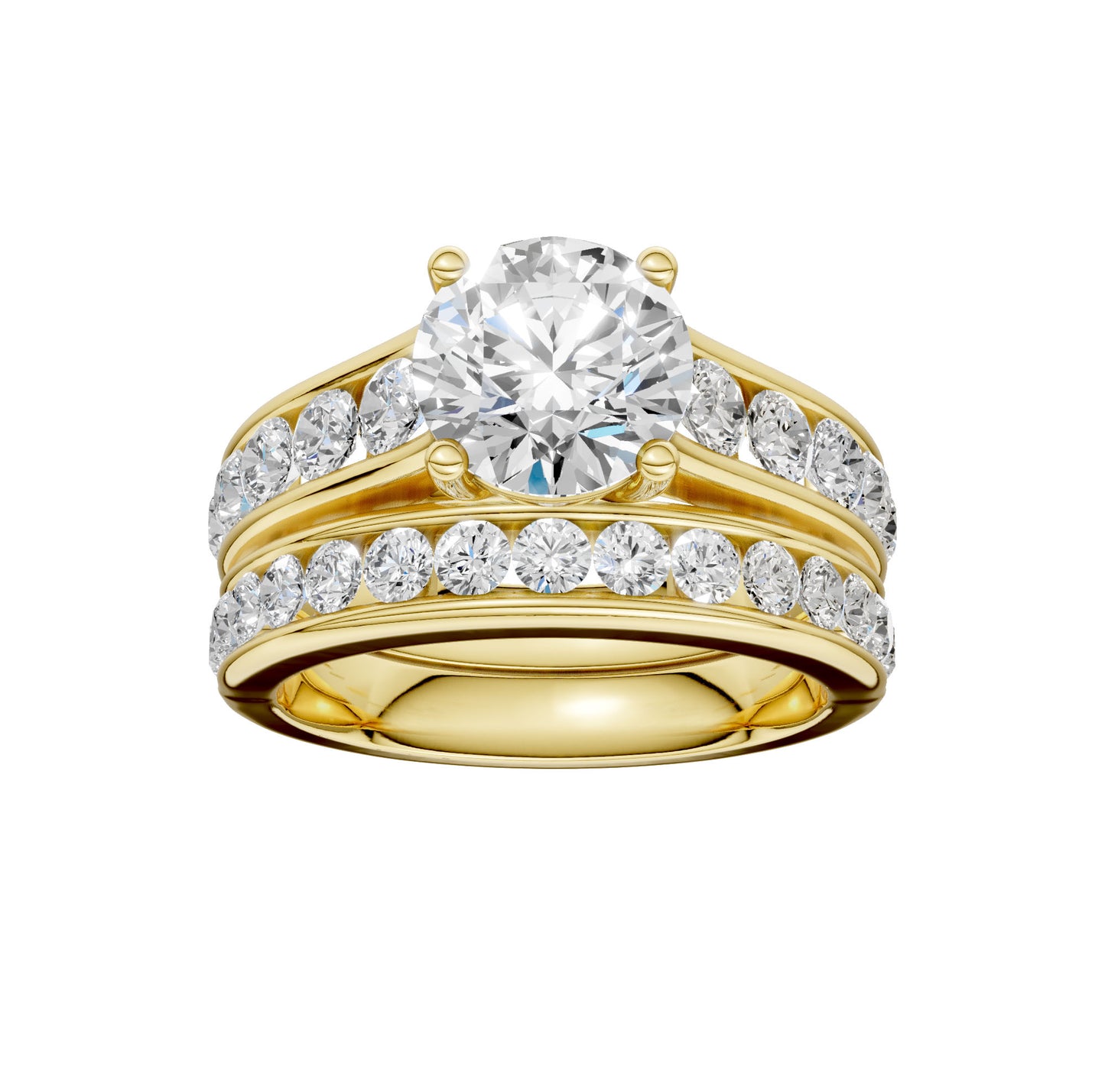 14K 3.33CT Lab Grown Diamond Bridal