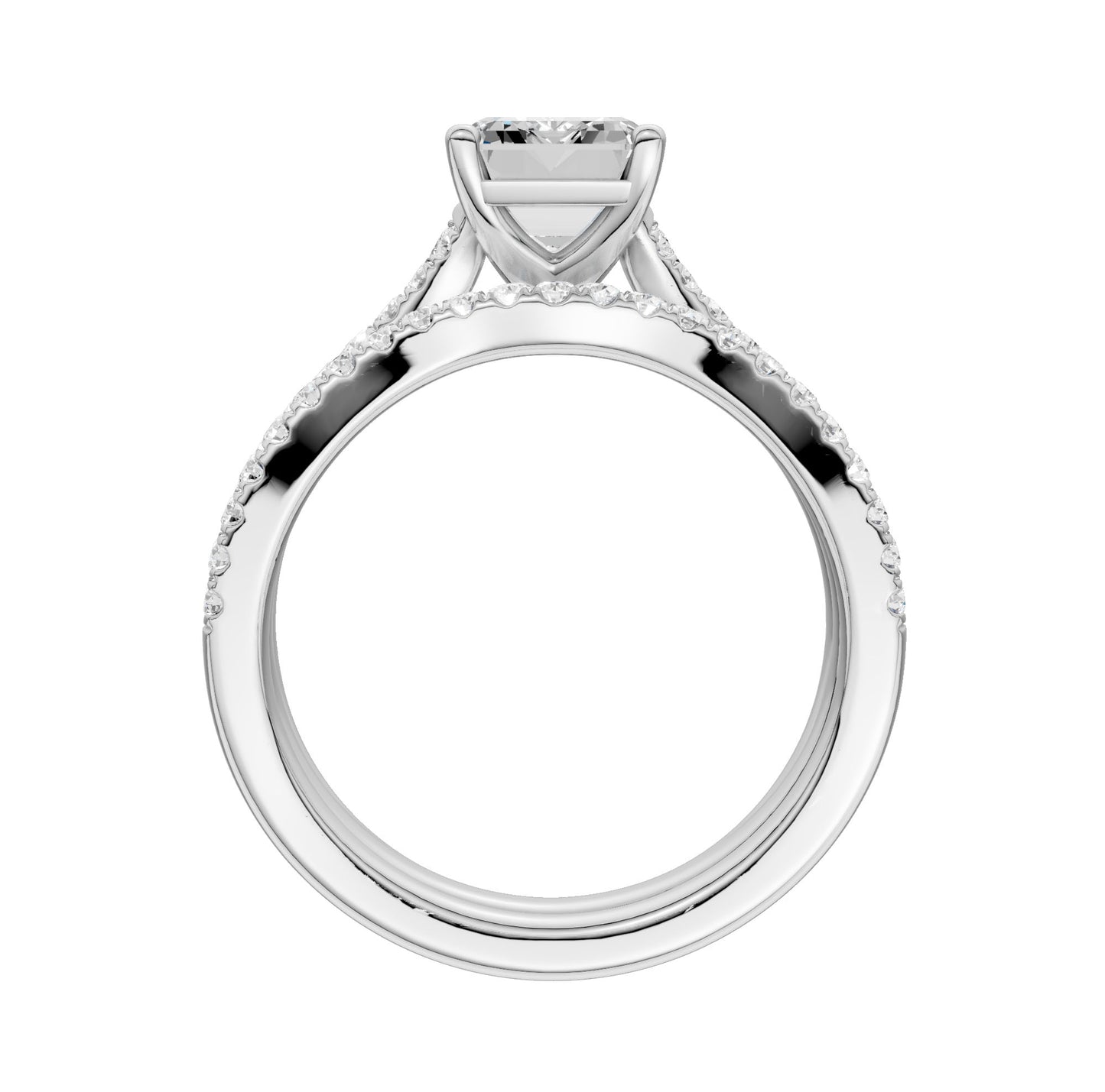 14K 2.40CT Lab Grown Diamond Bridal Set