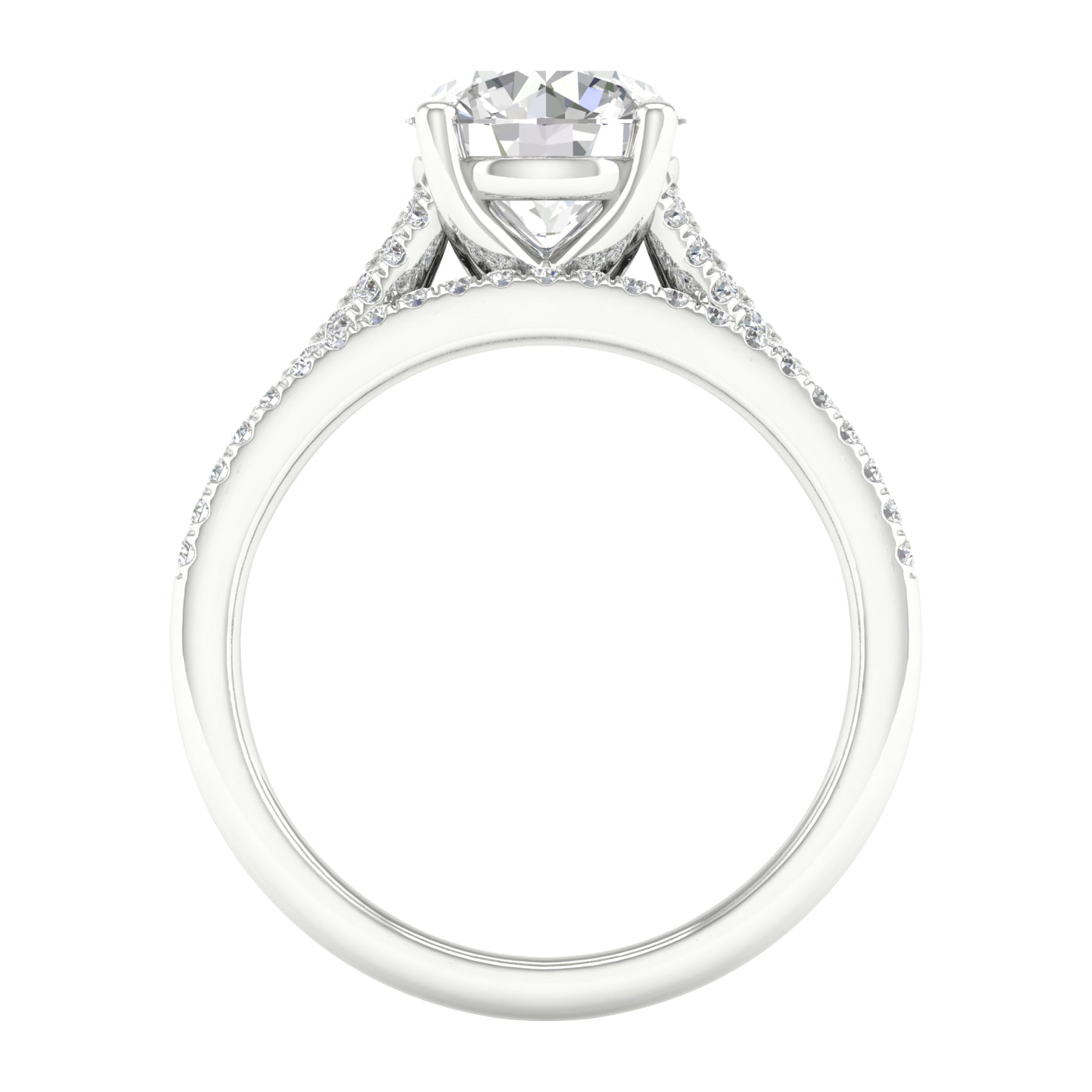 14K 2.40CT Lab Grown Bridal Set