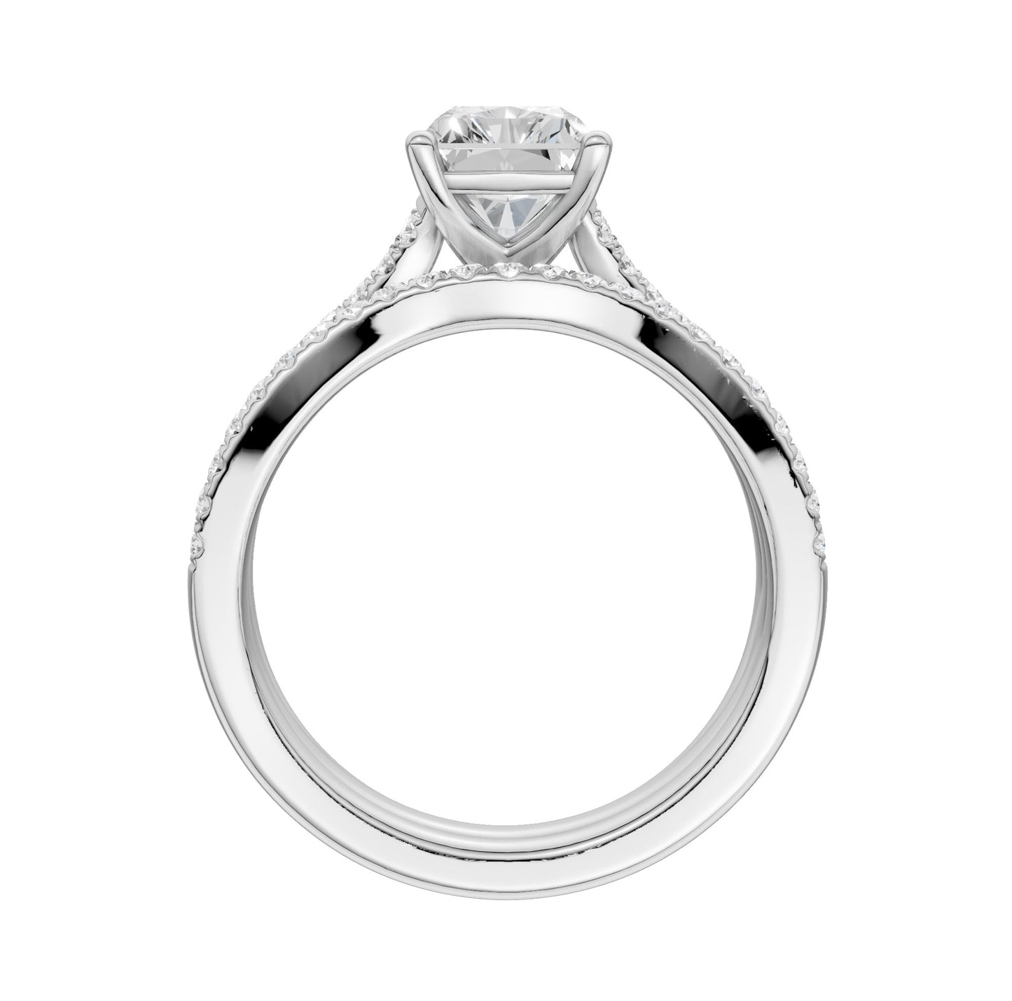14K 2.40CT Lab Grown Diamond Bridal Set