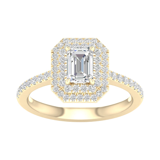 14K 1.15CT  Certified Lab Grown Diamond Ring ( IGI Certified )