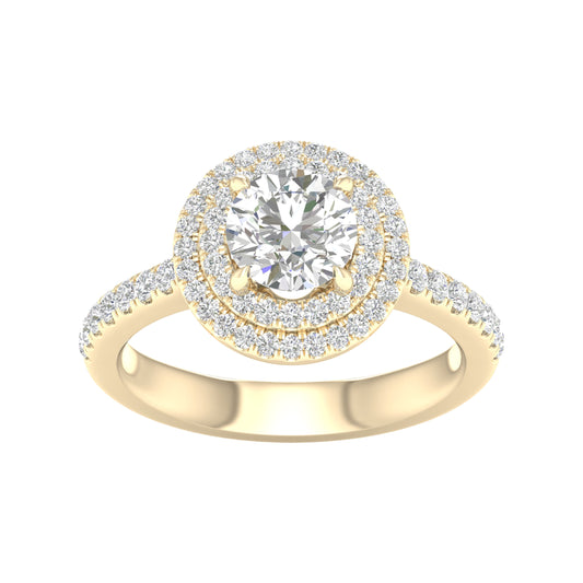 14K 2.00CT Certified Lab Grown Diamond Ring ( IGI Certified )