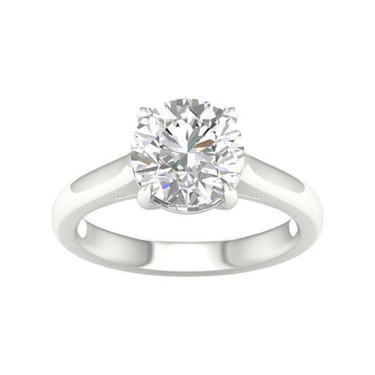 14K 5.00CT Certified Lab Grown Diamond Ring ( IGI Certified )