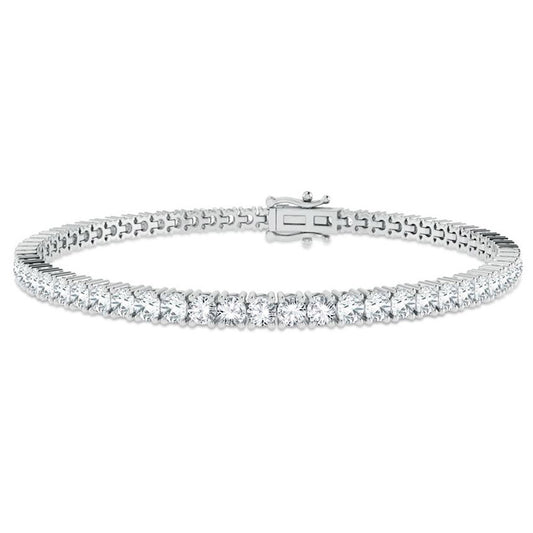 14K 7.00ct Lab Grown Diamond Bracelet IGI Certified