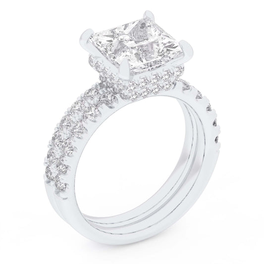 14K 2.41CT Lab Grown DiamondBridal Set