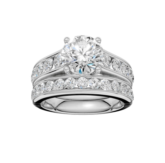 14K 3.33CT Lab Grown Diamond Bridal